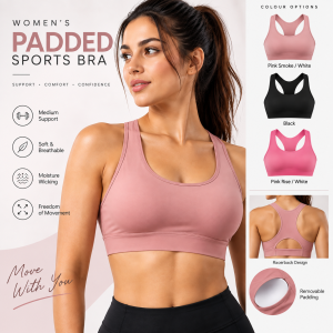 Women's Swoosh Medium Support Padded Sports Bra
