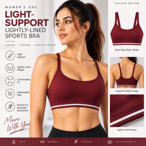Women's One Light-Support Lightly-Lined Sports Bra